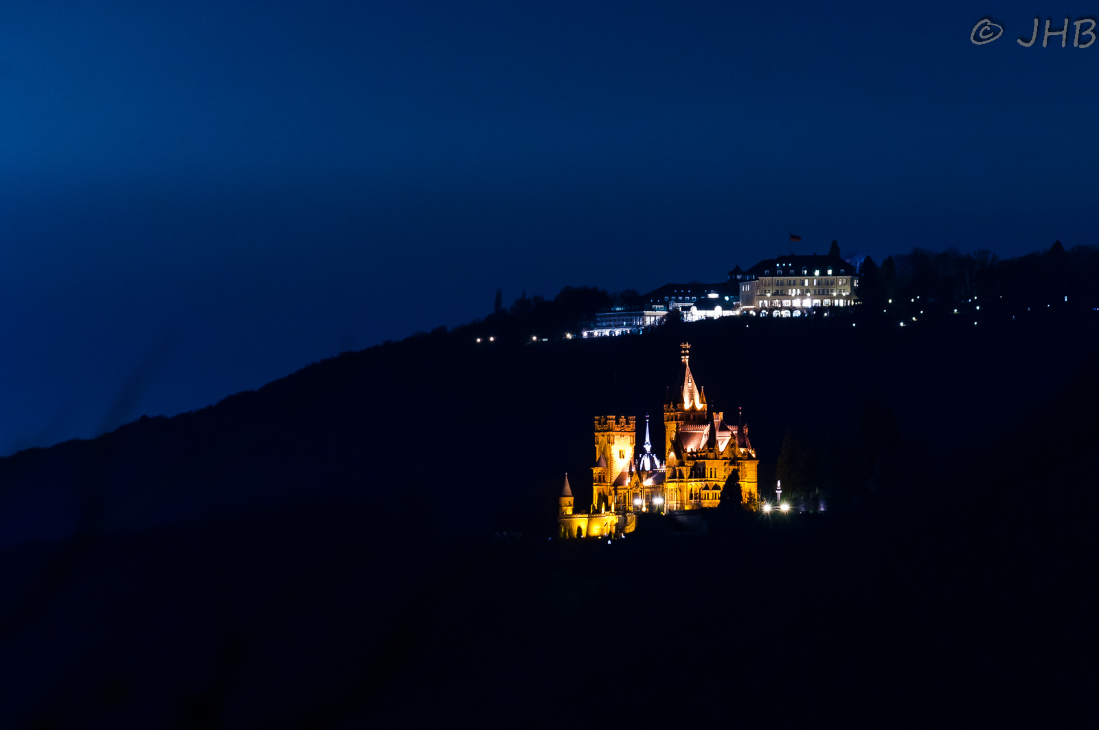 Schloß Drachenburg und Petersberg