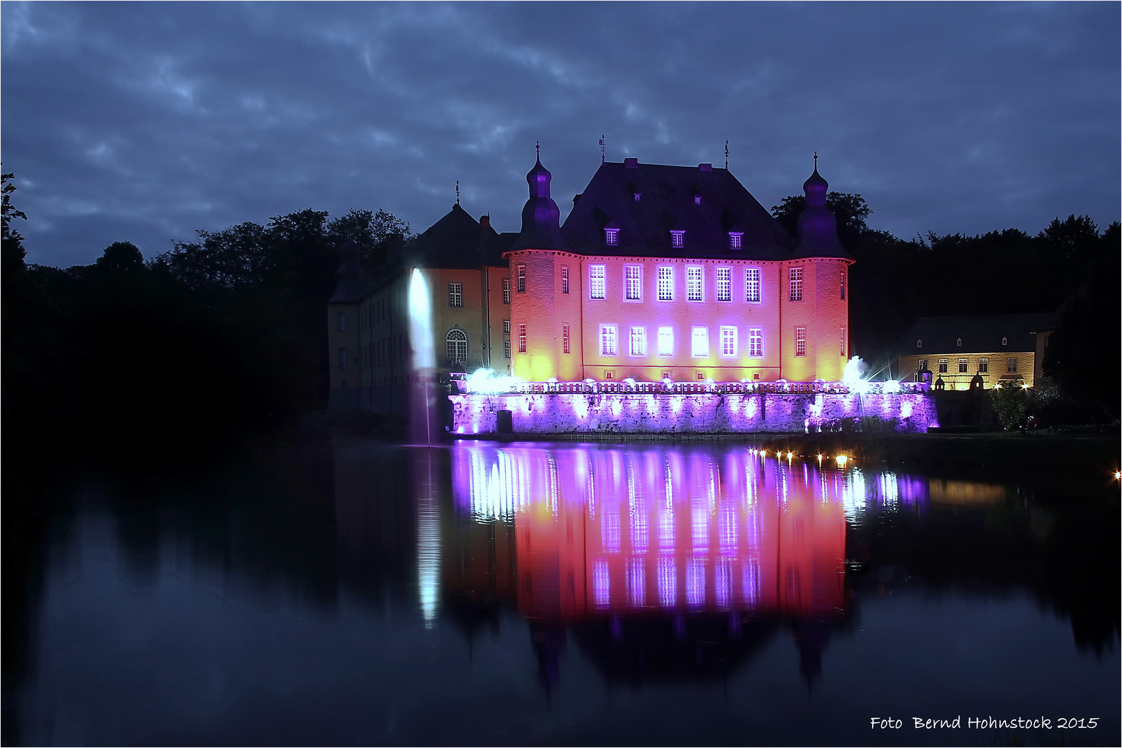 Schloß Dyck bei der Illumina 2015 ......