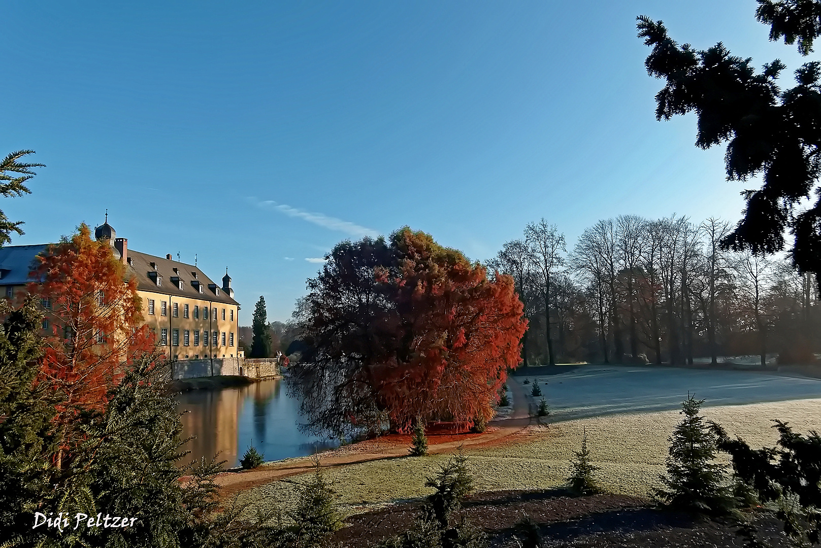 Schloss Dyck: Blick von einer Empore ...