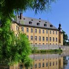 Schloss Dyck durch die Zweige der Sumpfzypresse gesehen....