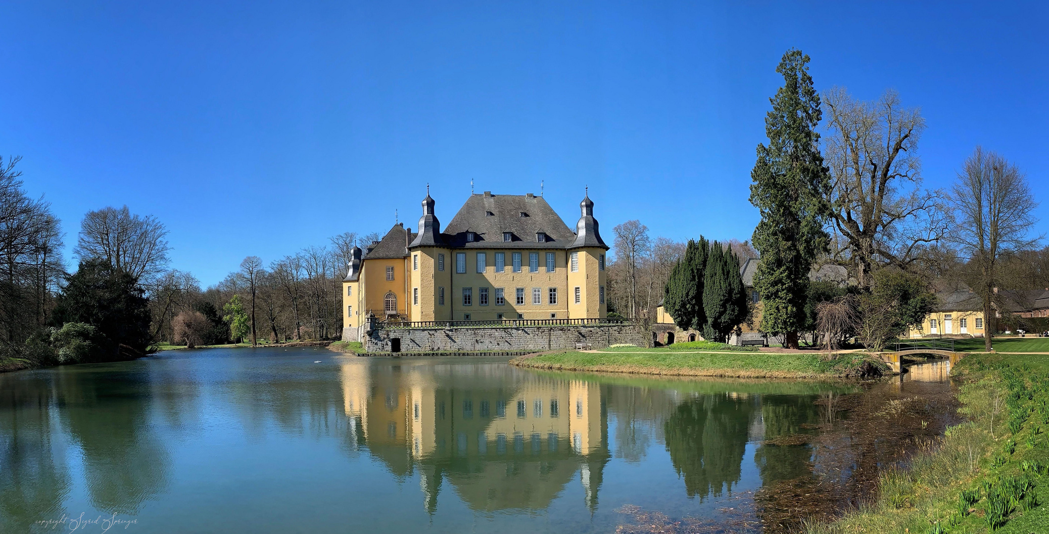 Schloss Dyck im April 2020