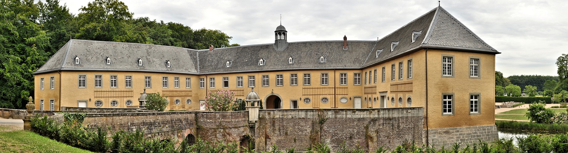 Schloss Dyck......., im Panorama