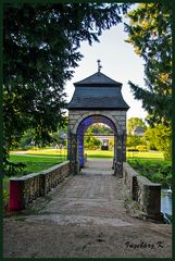 Schloss Dyck - Lichterfest - Brücke