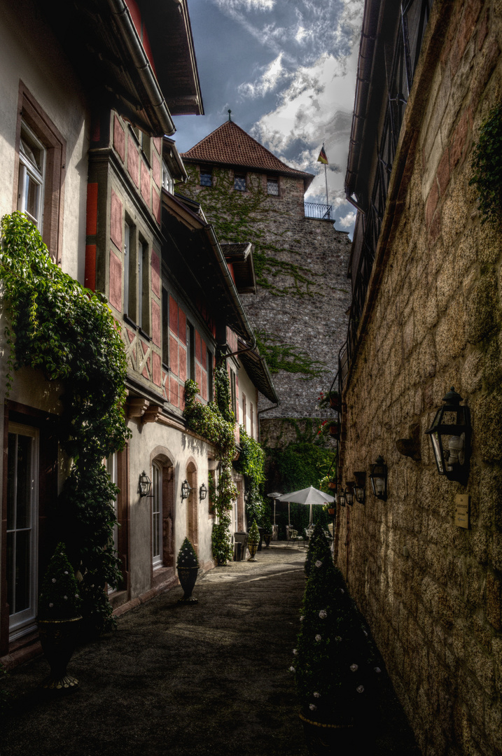 Schloß Eberstein (Schloßhotel) bei Gernsbach im Nordschwarzwald