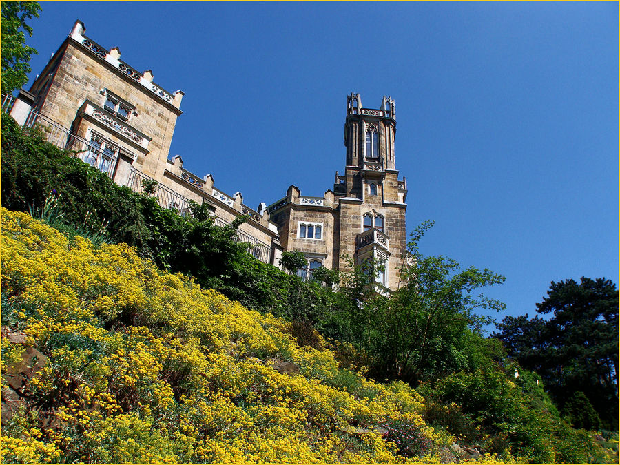 Schloss Eckberg an der Elbe.