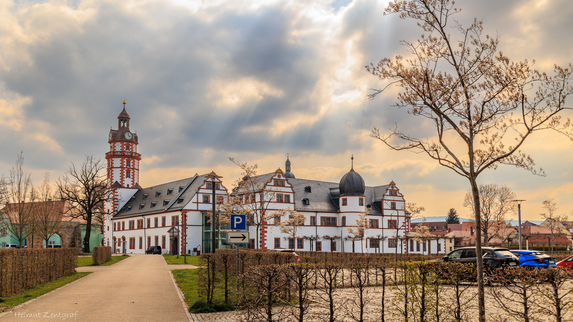 Schloss Ehrenstein kurz vor der Wiedereröffnung