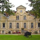 Schloß eines Weingutes in der Region Medoc.