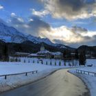 Schloss Elmau bei Mittenwald im Winter