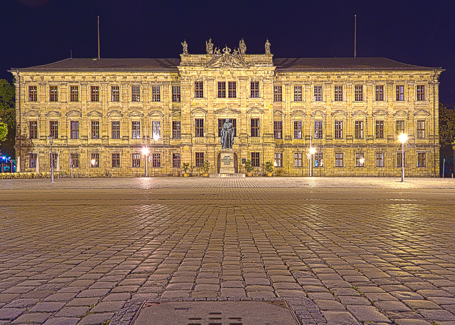 Schloss Erlangen (Nachtaufnahme)