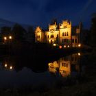 Schloss Evenburg (Leer) bei Nacht