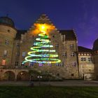 Schloss Eyrichshof bei Nacht