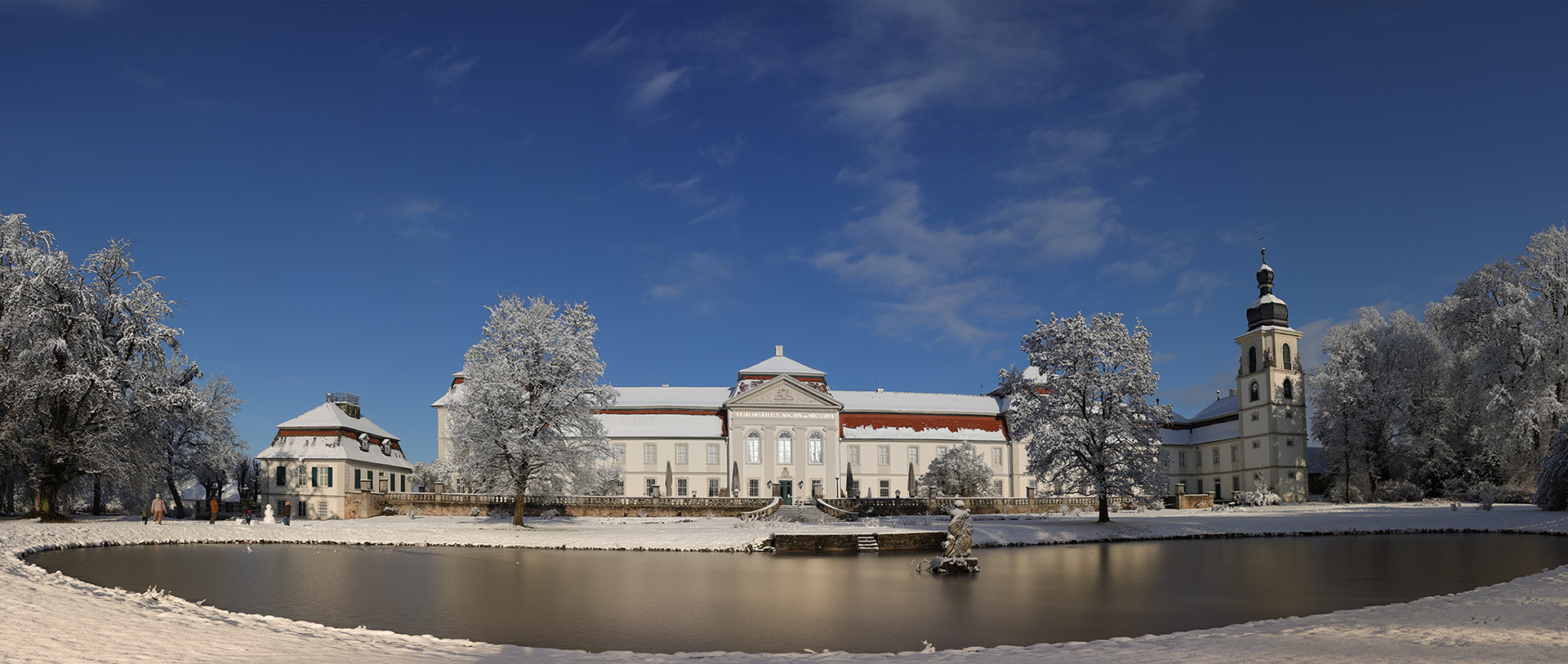 Schloss Fasanerie im Winter