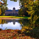 Schloß Favorite im Herbst