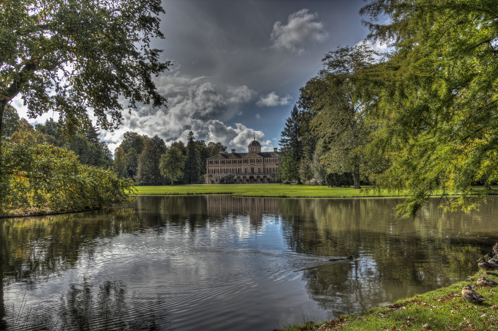 Schloss Favorite Rückansicht