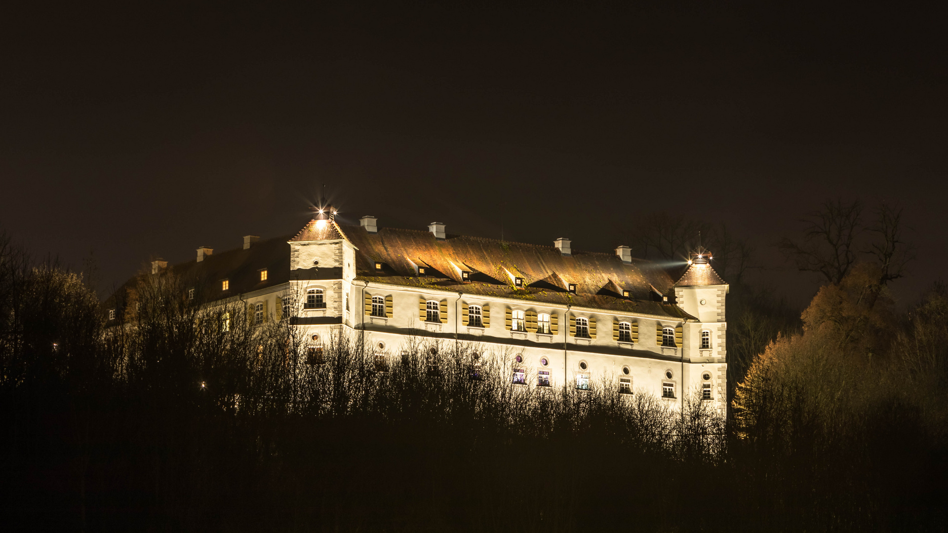 Schloß Filseck bei Nacht