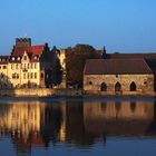 Schloss Flechtingen in der Abendsonne