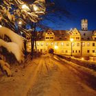 Schloss Forderglauchau (Glauchau) im Schnee