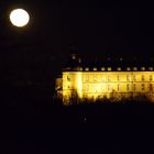 Schloss Friedrichstein im Mondschein