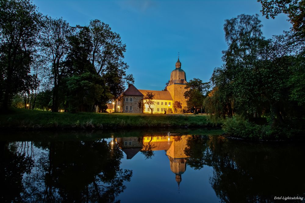 Schloß Fürstenau Foto & Bild architektur, architektur bei nacht, hdr