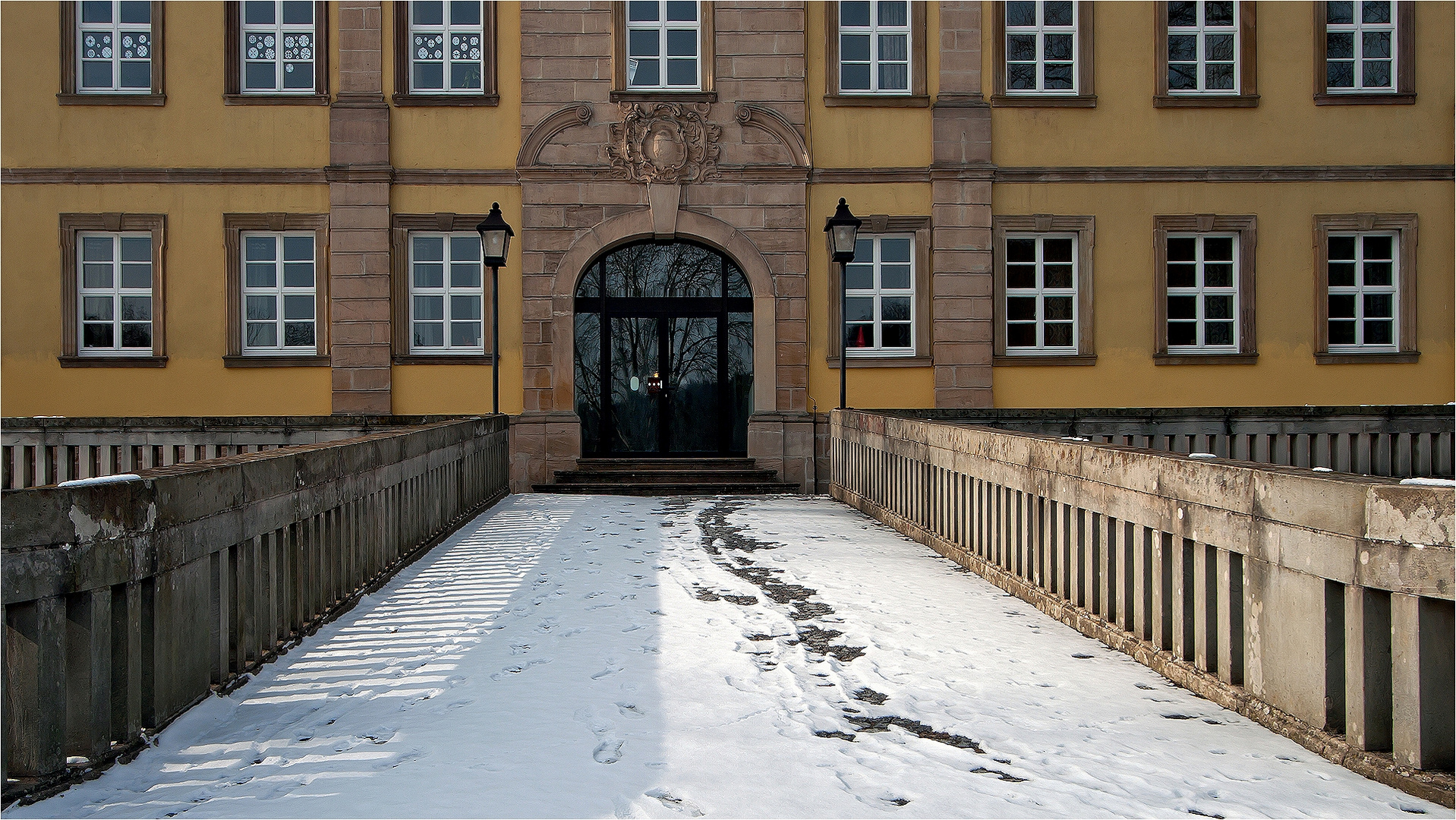 schloss gleisenau - winter (4) ...