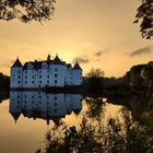 Schloss Glücksburg im Sonnenuntergang