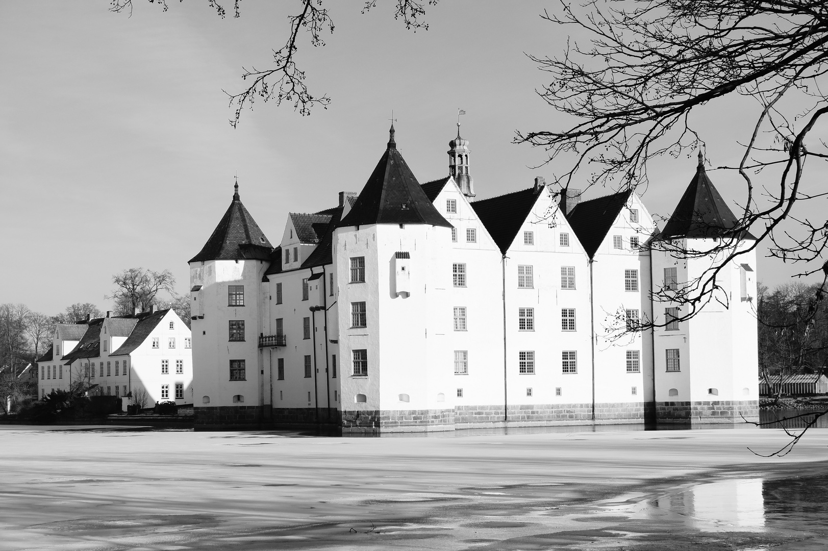 Schloss Glücksburg im Winter