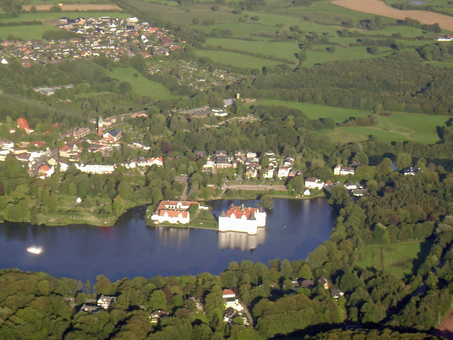 Schloß Glücksburg von oben