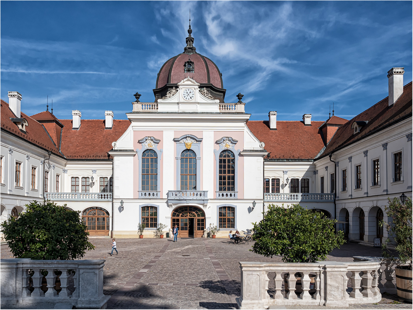Schloss Gödöllö Foto & Bild park, world, wolken Bilder auf