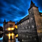 Schloss Gracht zur blauen Stunde in Erftstadt III