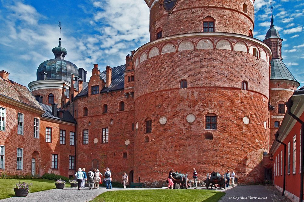 Schloß Gripsholm mit Ihren schönen Rundbögentürme