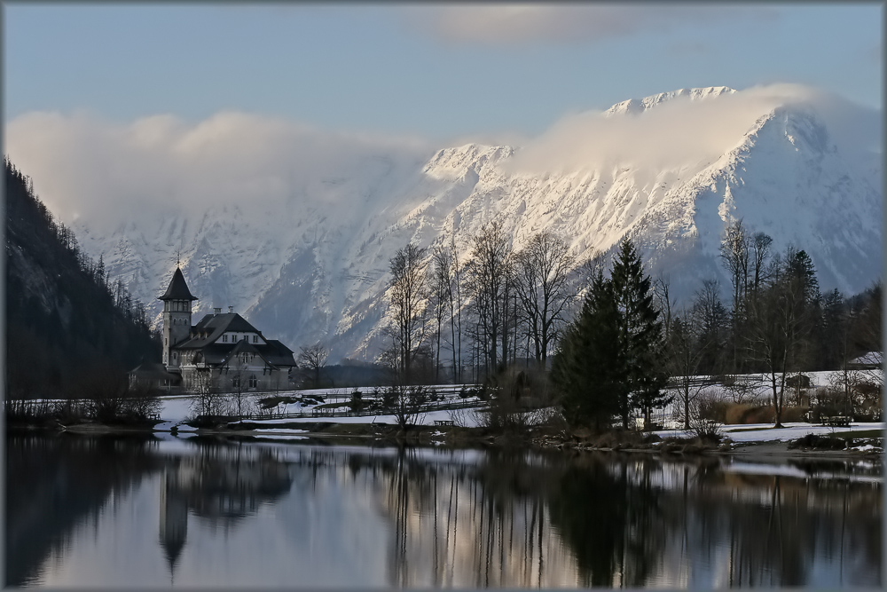 Schloß Grundlsee mit Sarstein