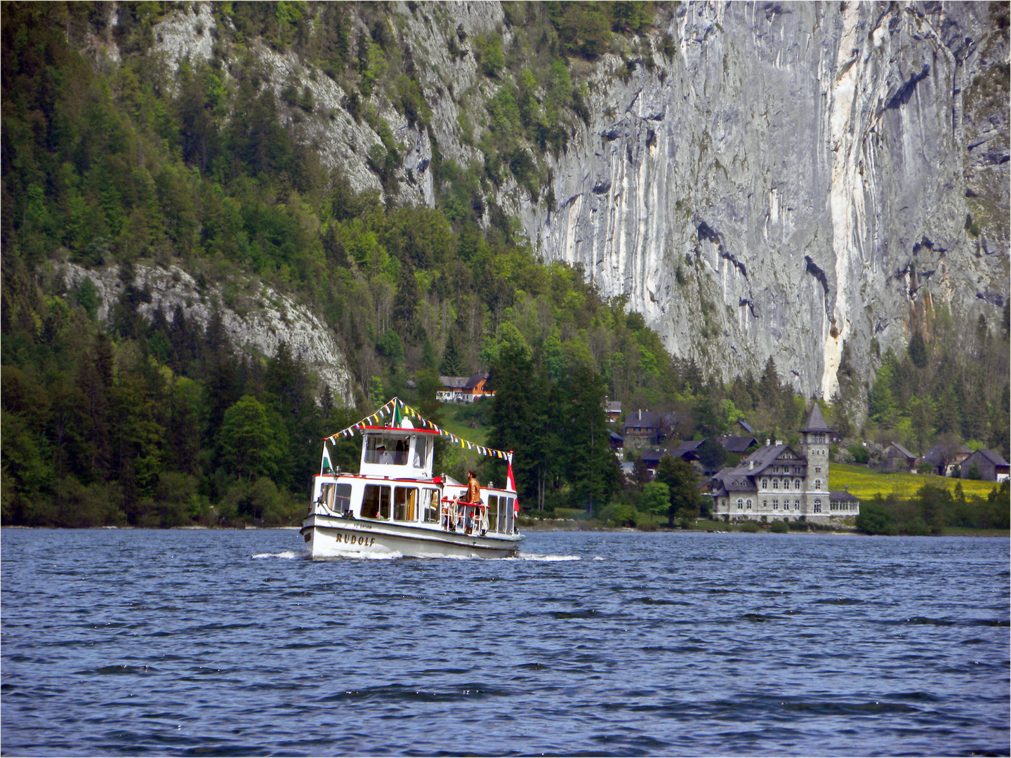 Schloss Grundlsee und die "Rudolf"...