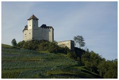 Schloss Gutenberg bei Balzers (FL) "Heckansicht"