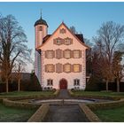 Schloss Hahnberg im Sonnenaufgang