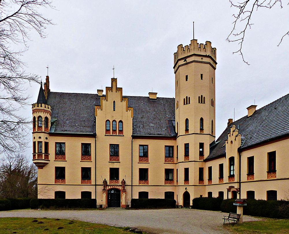 Schloss Haldenwang bearbeitet Foto & Bild architektur, schlösser