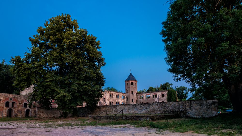 Schloss Harbke zu früher Stunde