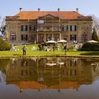 Schloss Harkotten gespiegelt.