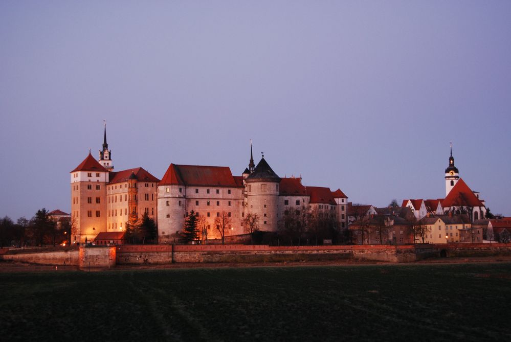 Schloss Hartenfels im Januar