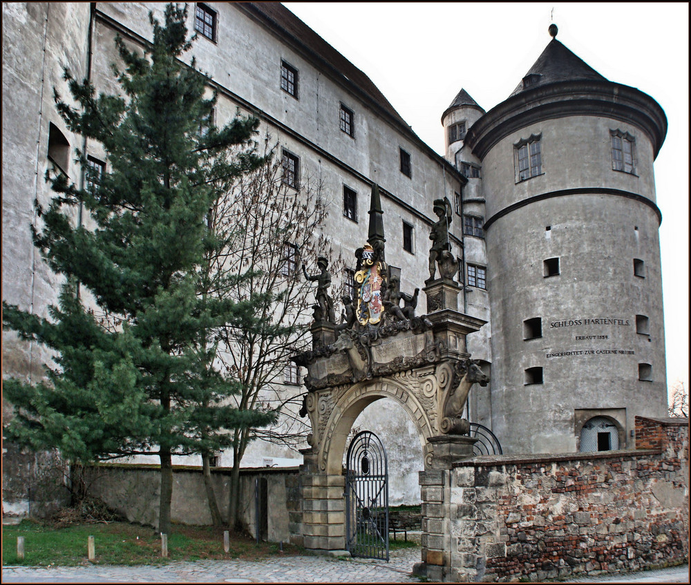 Schloss Hartenfels in Torgau als HDR