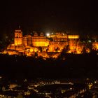 Schloss Heidelberg bei Nacht