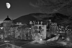 Schloß Heidelberg bei Nacht