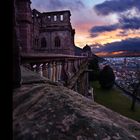 Schloss Heidelberg mit Abendstimmung