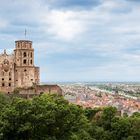 Schloss Heidelberg mit Blick auf die Stadt