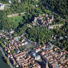 Schloss Heidelberg mit Neckar und Altstadt