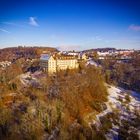 Schloss Heiligenberg im Winter mit Phantom 3