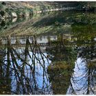 Schloss Heiligenberg spiegelt sich....