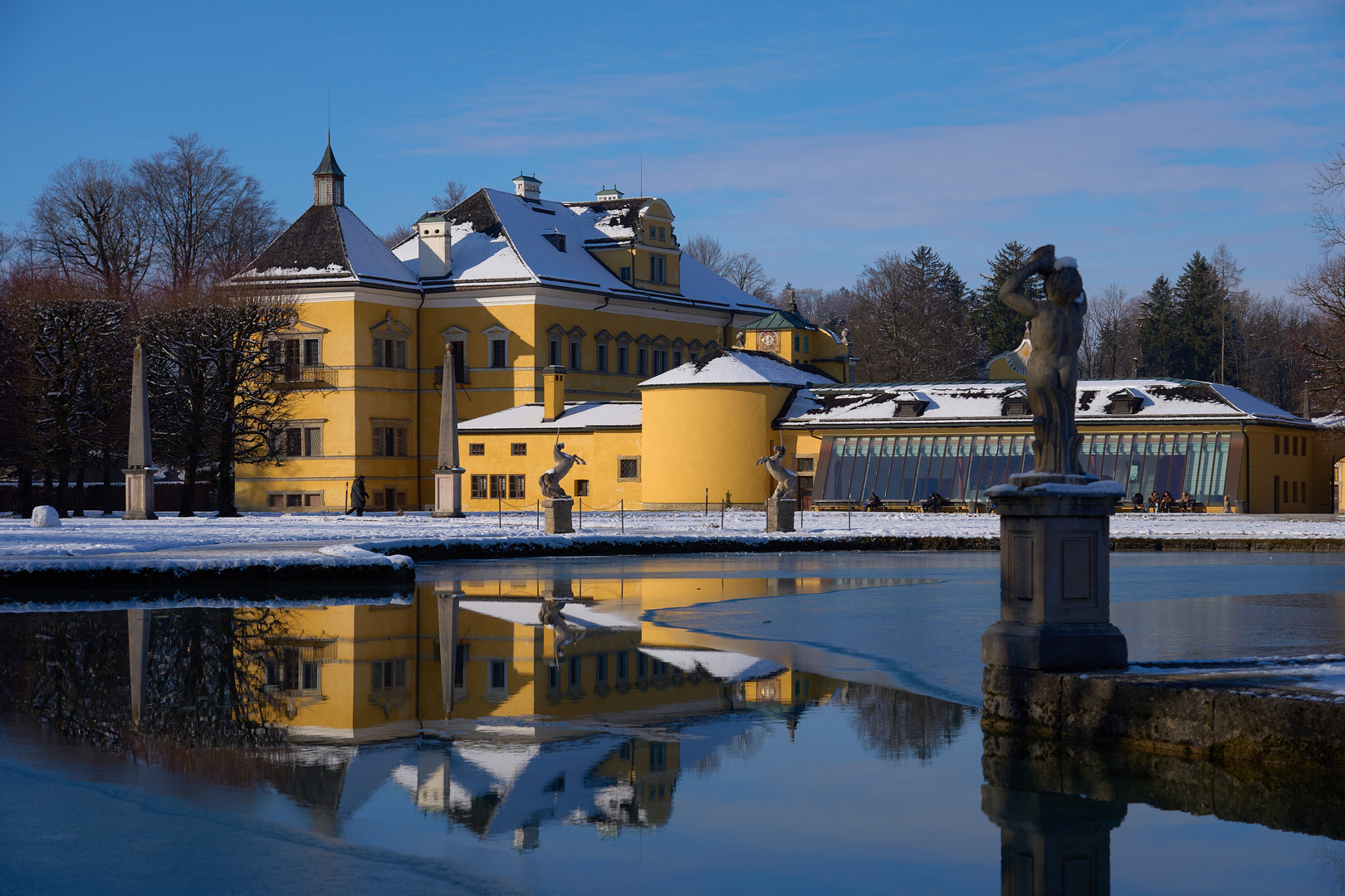 Schloss Hellbrunn im Winter