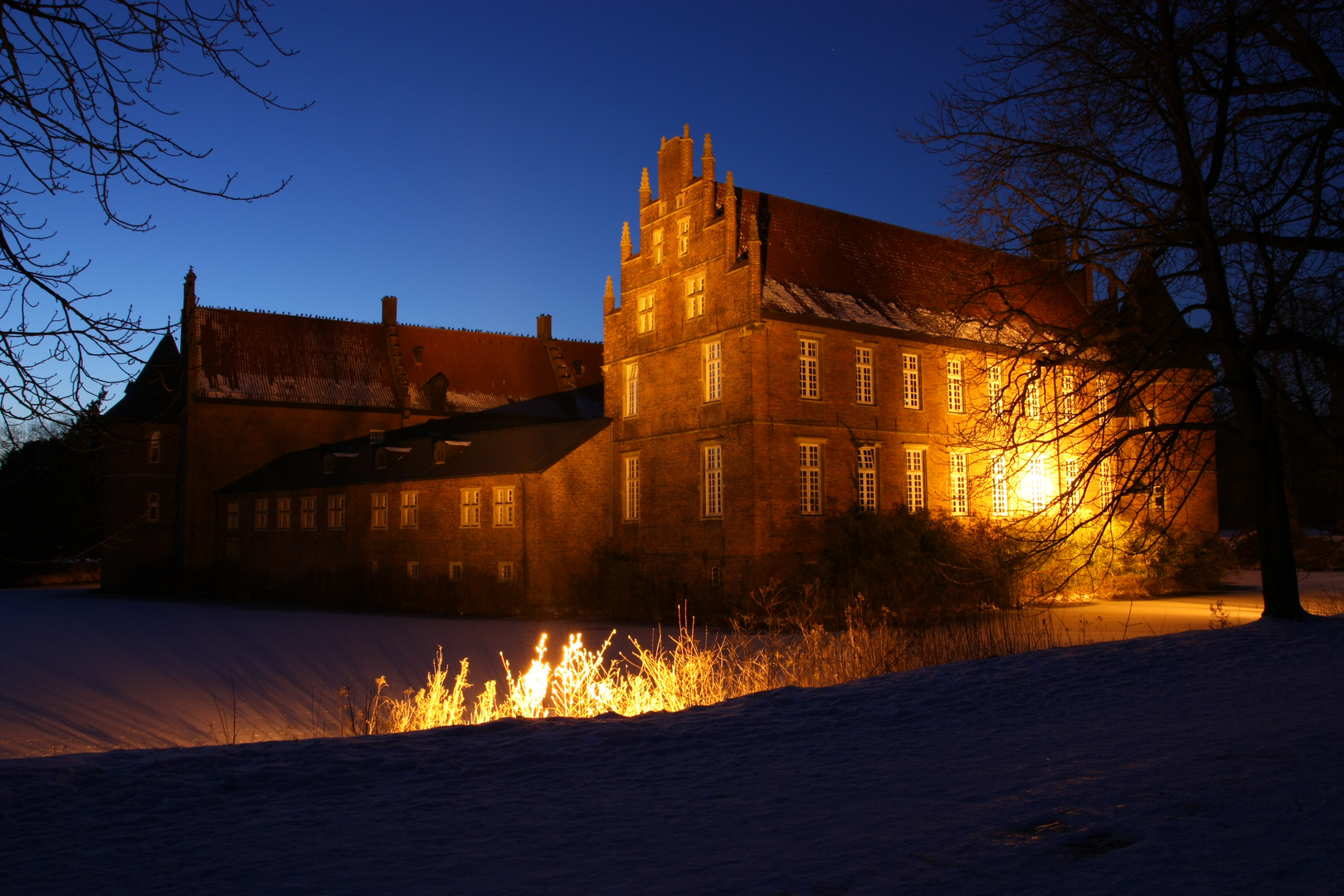 Schloß Herten im Winter