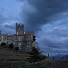 Schloss Hochnaturns zur blauen Stunde