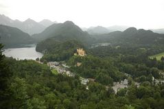 Schloss Hohen-  schwangau - Der Blick